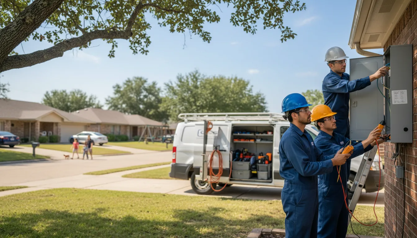 Certified electrician providing emergency electrical services in Weston, PA